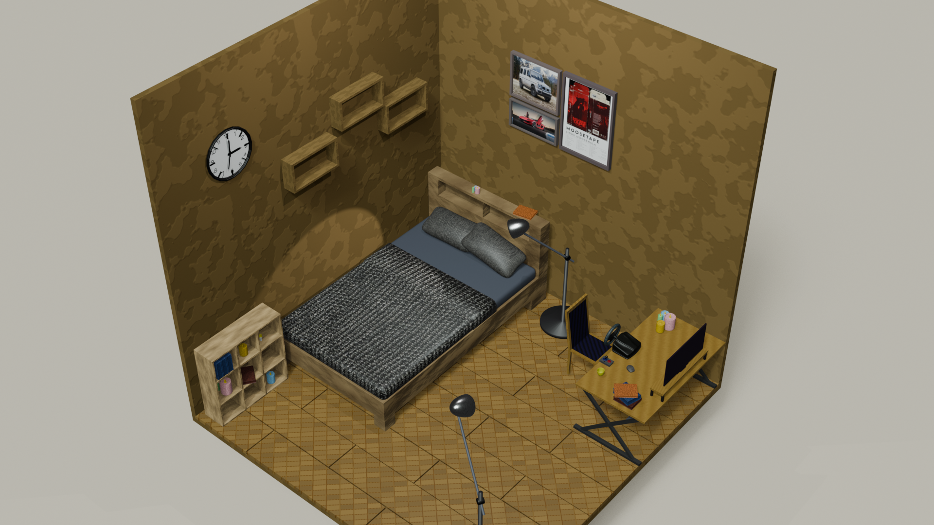 3D Room render 4